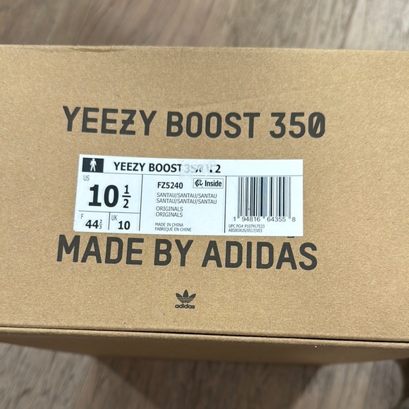 EUC Yeezy Boost 350 v2 Sand Taupe 2020 Size 10.5 - Picture 10 of 10